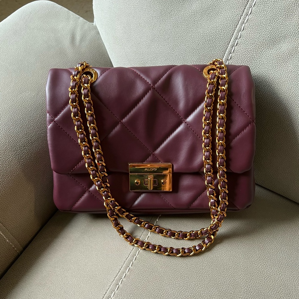 Burgundy ALDO bag